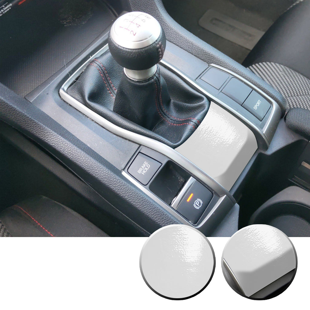 Manual Transmission Lower Panel Vinyl Decal Accent Overlay Compatible with Honda Civic 2016-2020