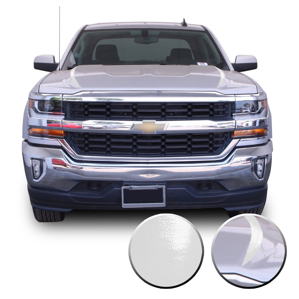Hood Spears Graphic Overlay Vinyl Decal Wrap Compatible with Silverado 1500 2016-2018