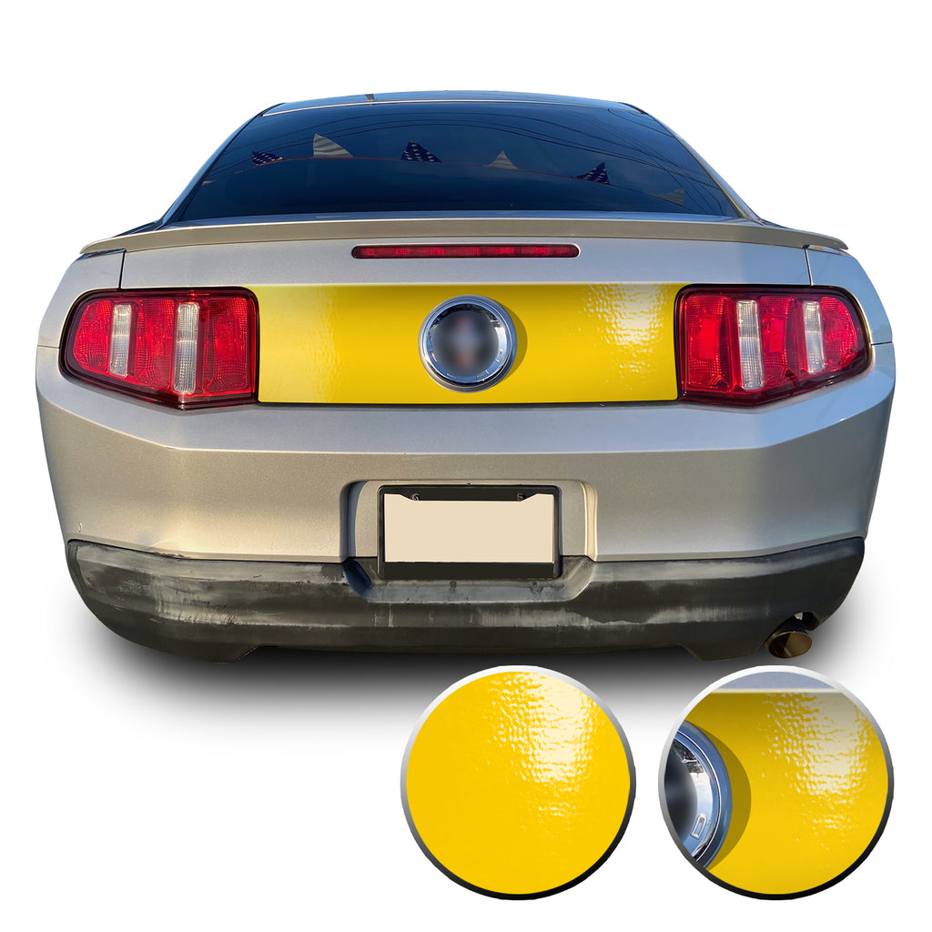 Trunk Rear Decklid Trim Graphic Vinyl Decal Compatible with Ford Mustang 2010-2014
