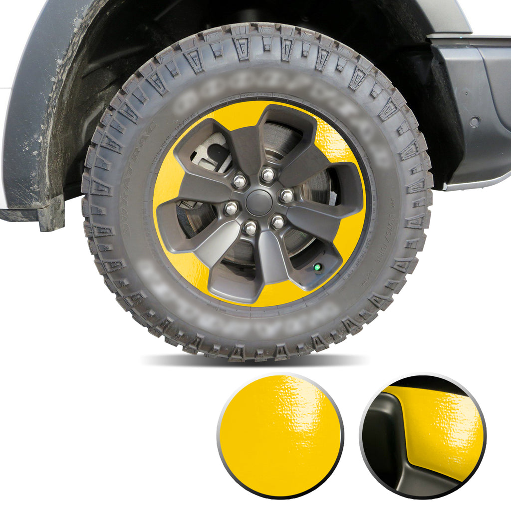 Full Wheel Overlay Rim Accent Vinyl Decal Wrap Compatible with Ram Rebel 2018+