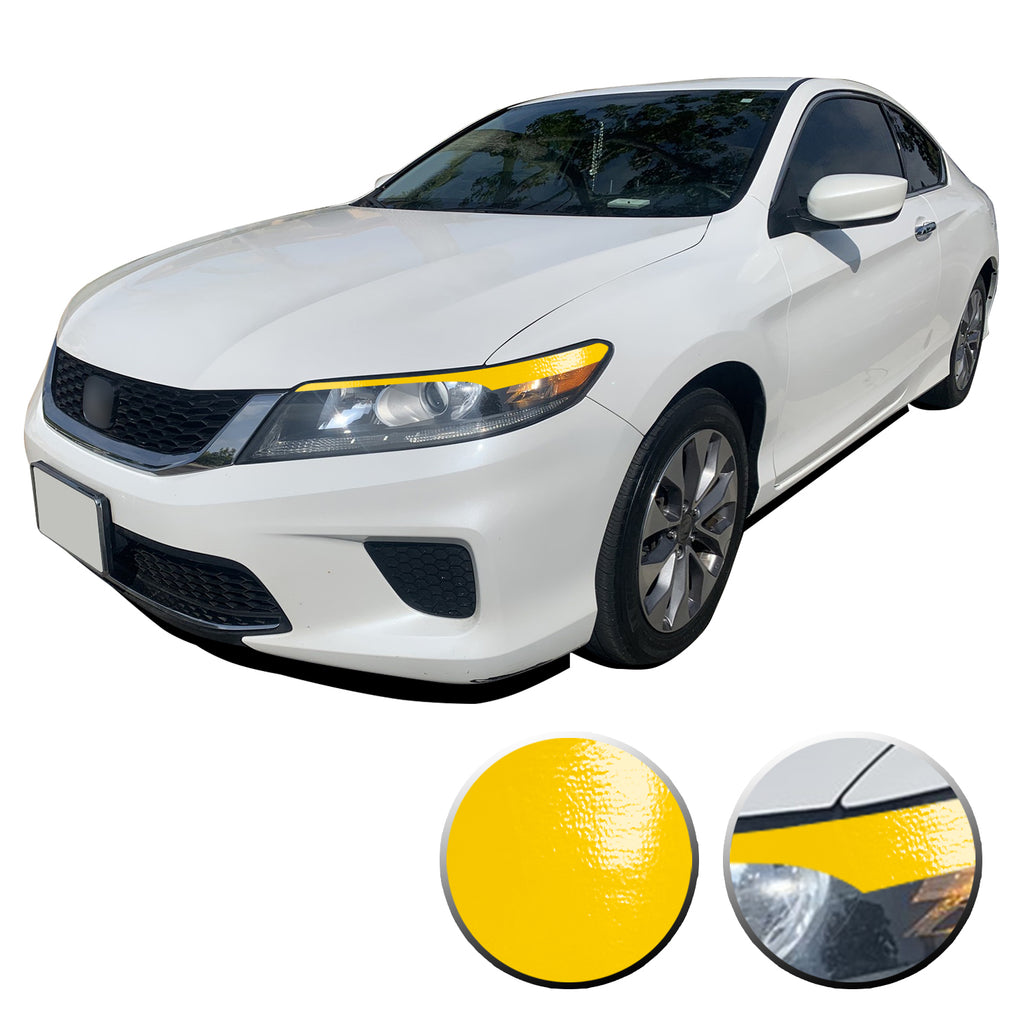 Headlight Eyelid Eyebrow Vinyl Decal Compatible with Honda Accord 2013-2015