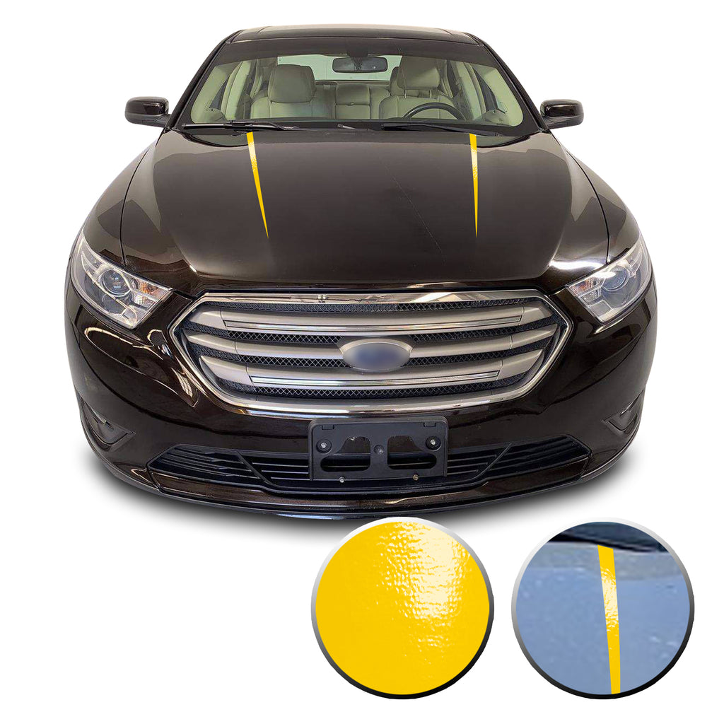 Hood Spear Stripes Racing Trim Vinyl Decal Compatible with Ford Taurus 2010-2019