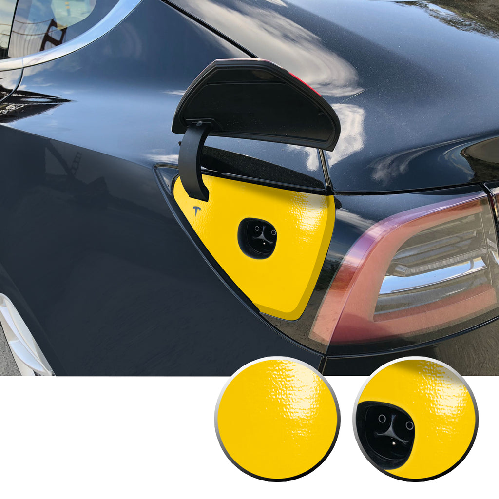 Charging Dock Vinyl Decal Overlay Kit Compatible with Tesla Model 3 2017-2020
