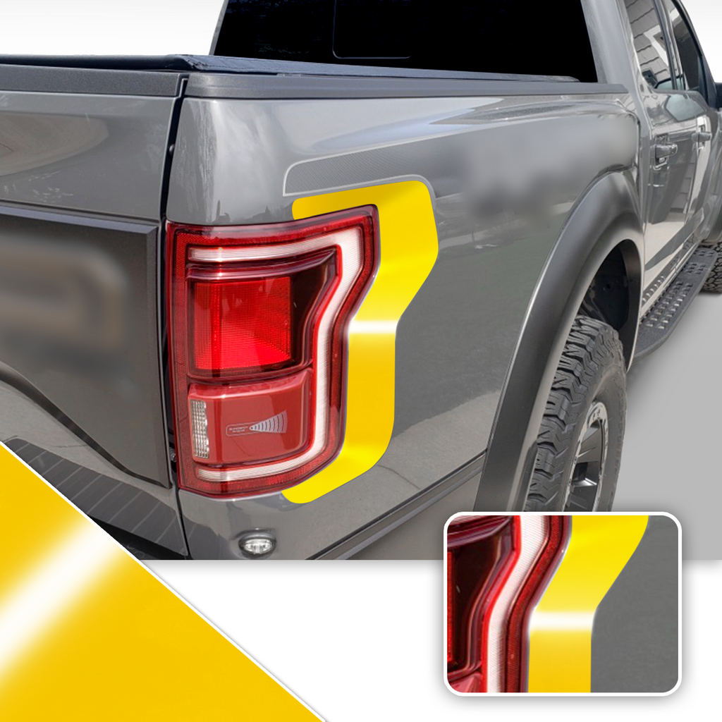 Taillight Accent Decal Overlay Trim Compatible with and Fits Raptor F-150 2018+