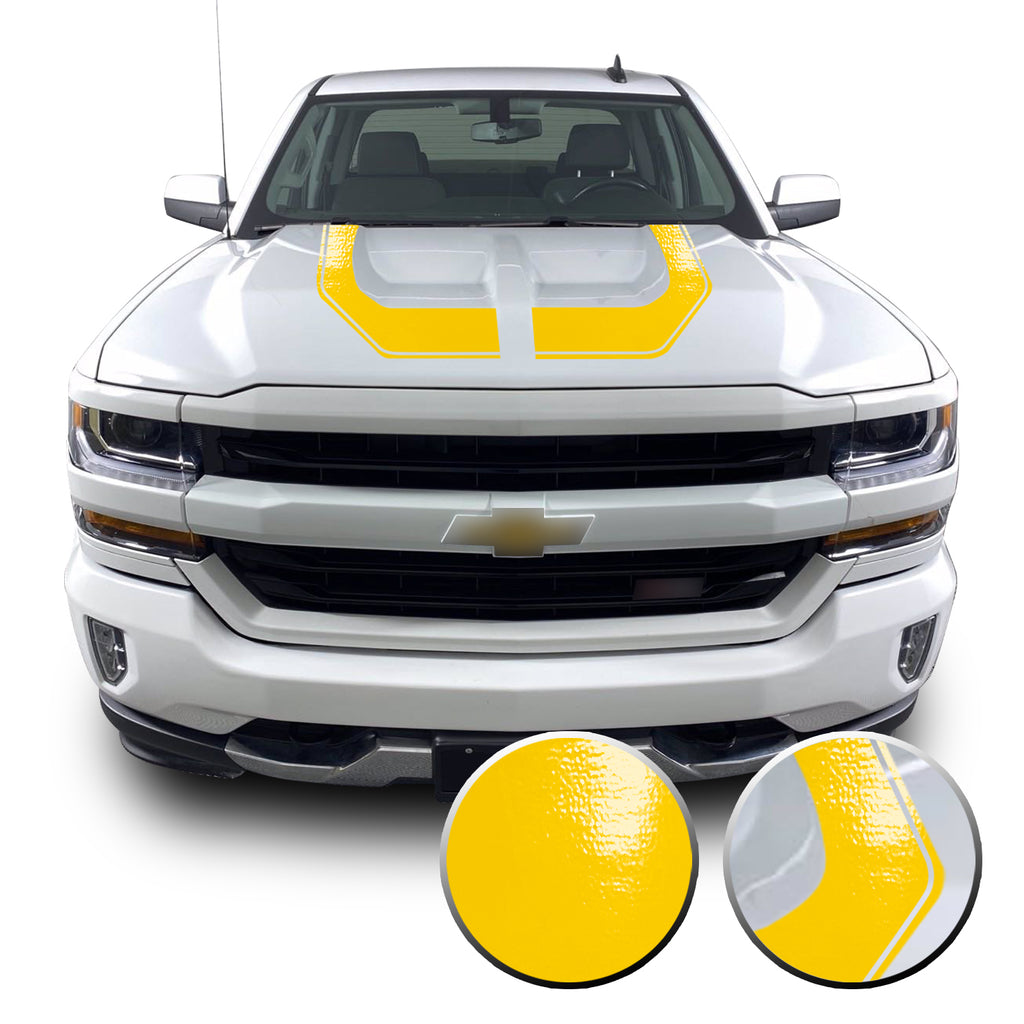 Rally Edition Style Hood Decal for 2016-2018 Z71 Chevrolet Silverado 1500