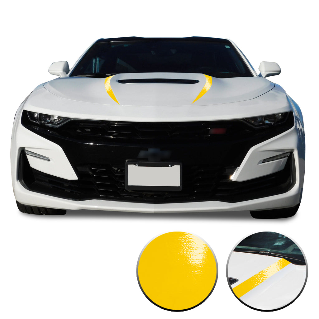 Front Hood Spear Vinyl Wrap Decal Cover Protector Compatible with and fits Camaro 2019-2020