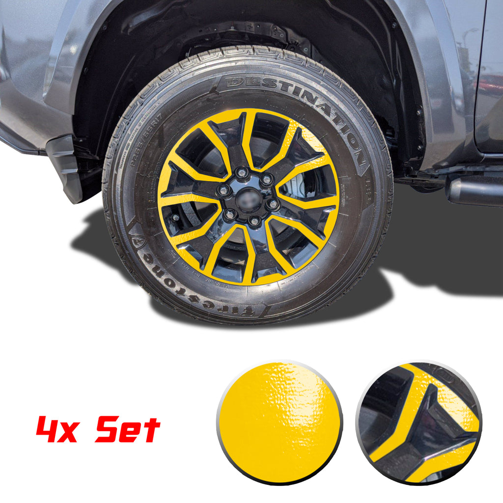 17" Wheel Rim Vinyl Overlay Decals Wrap Trim Compatible with and Fits Tacoma TRD Sport 2020 2021