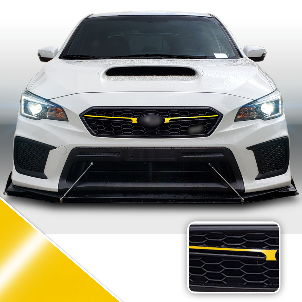 Fab JDM Pinstripe Grille Trim Decal Compatible With and Fits 2018-2020 Subaru WRX STi