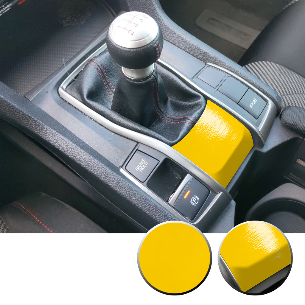 Manual Transmission Lower Panel Vinyl Decal Accent Overlay Compatible with Honda Civic 2016-2020