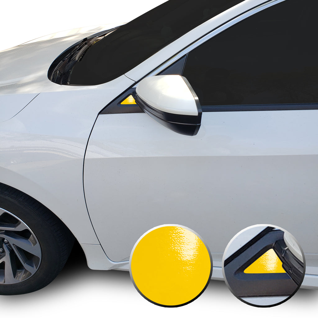 Side Mirror Accent Vinyl Decal Overlay Wrap Compatible with Honda Civic 2016-2020