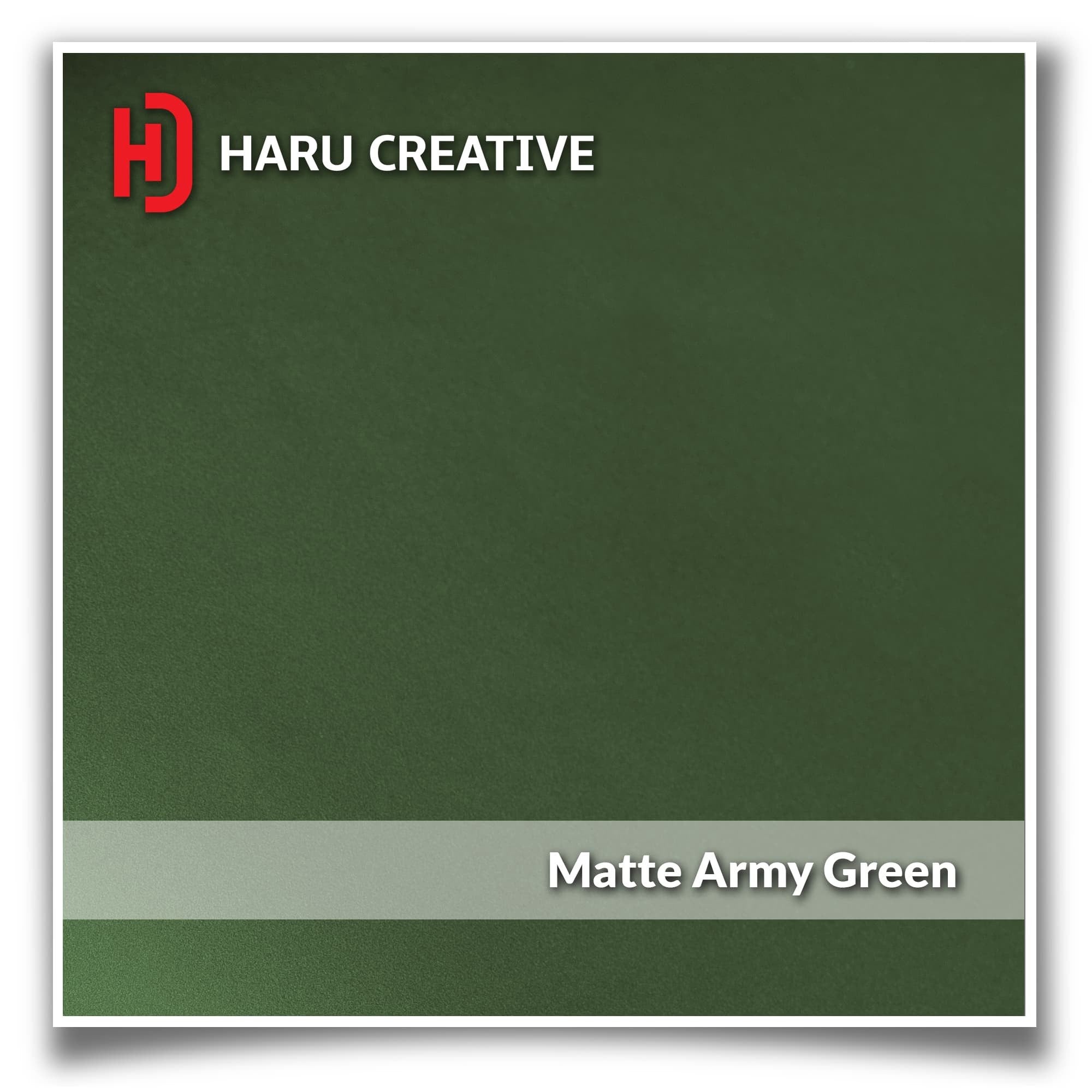 Army Green Matte Wrapping Paper