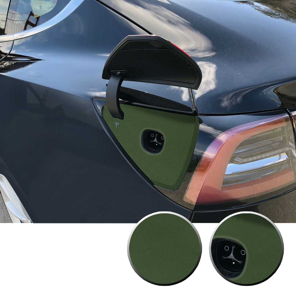 Charging Dock Vinyl Decal Overlay Kit Compatible with Tesla Model 3 2017-2020