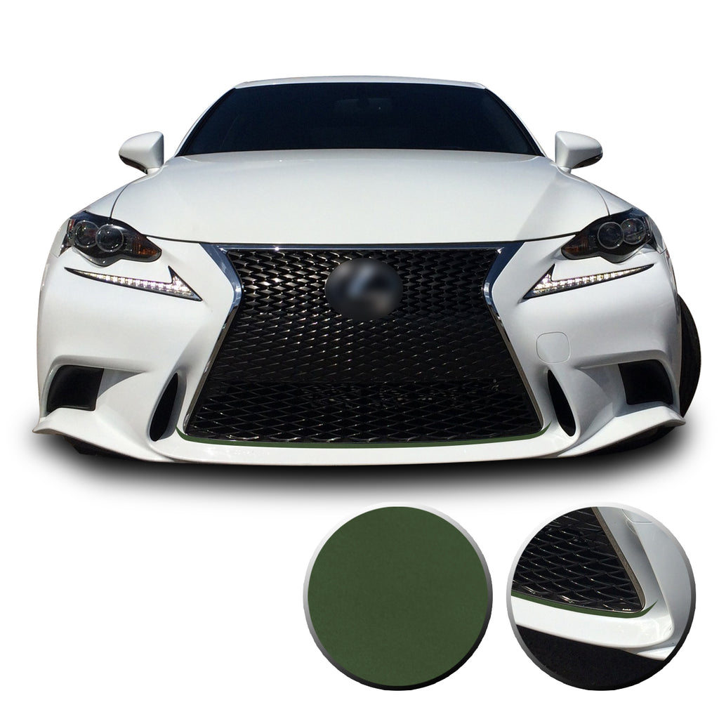 Front Grille Pinstripe Accent Vinyl Decal Overlay Wrap Compatible with Lexus IS200t IS250 IS300 IS F Sport 2014-2016