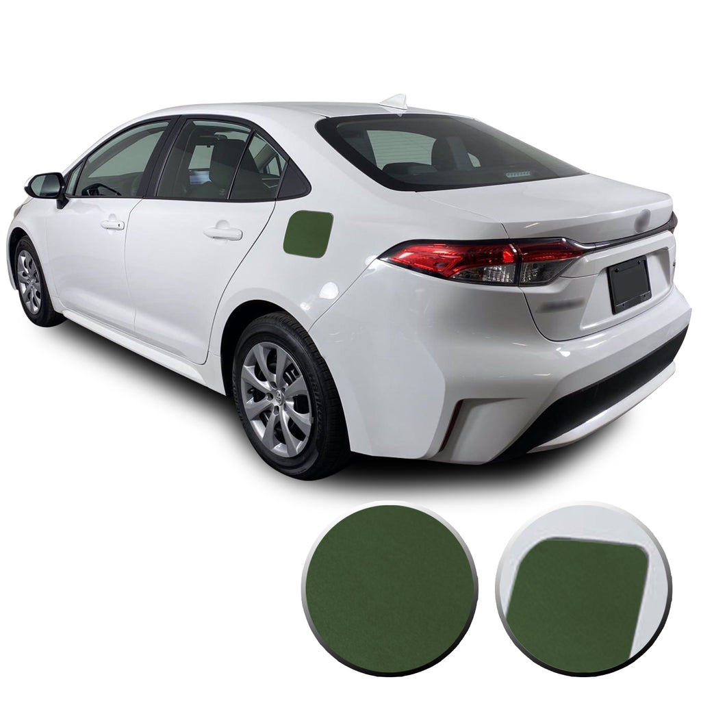 Gas Fuel Door Graphic Overlay Pre Cut Vinyl Decal Compatible with Toyota Corolla 2019 2020 2021