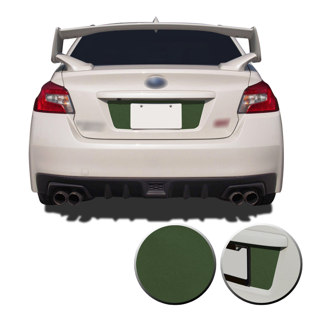 Trunk Rear License Trim Decal Overlay Compatible with and Fits Subaru WRX STi 2015-2020