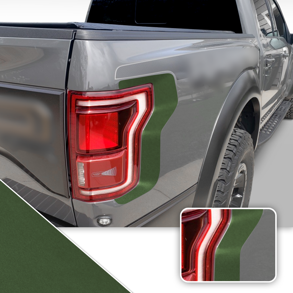 Taillight Accent Decal Overlay Trim Compatible with and Fits Raptor F-150 2018+