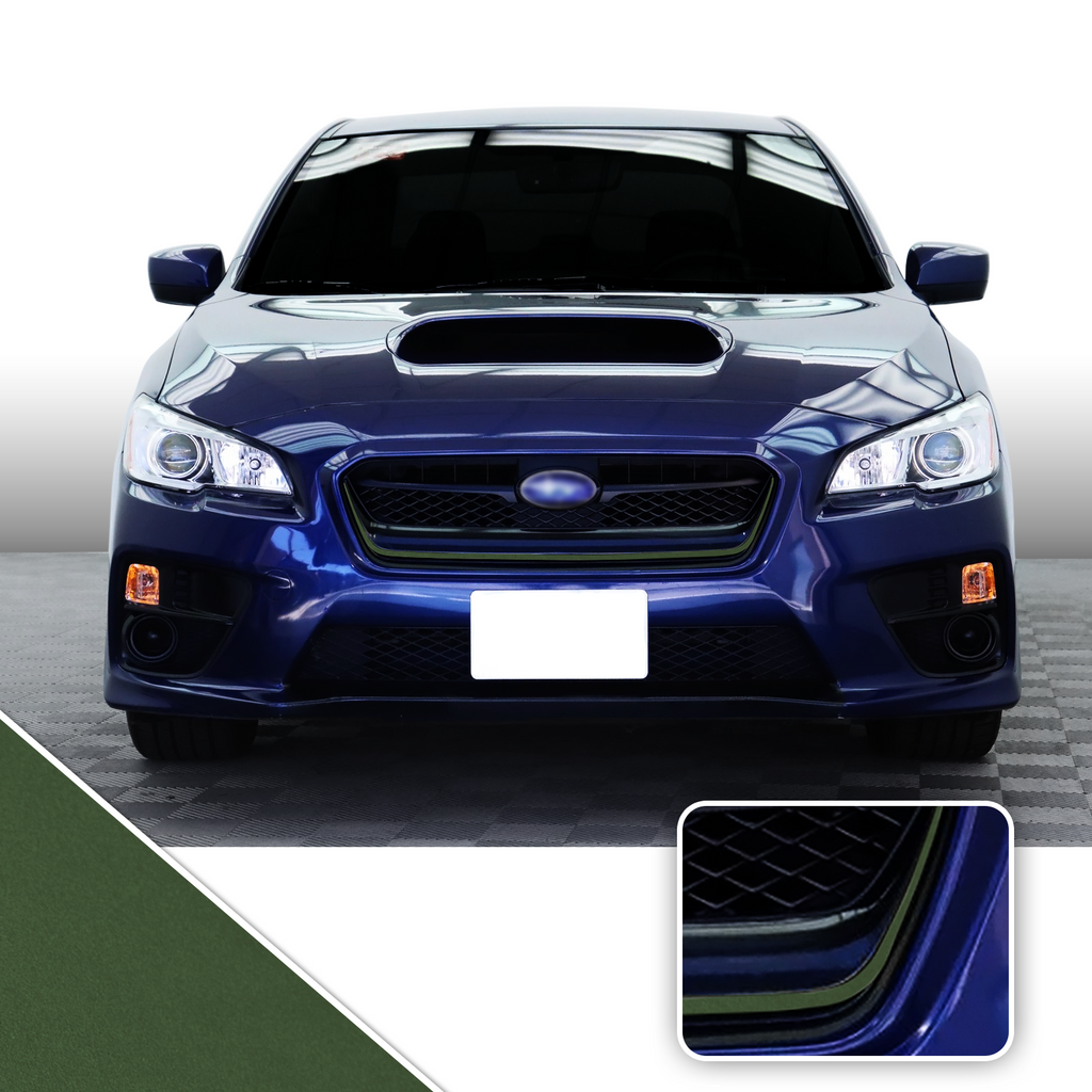 Front Grille Pinstripe Vinyl Decal Overlay Wrap Trim Compatible with and Fits WRX STi 2015-2017
