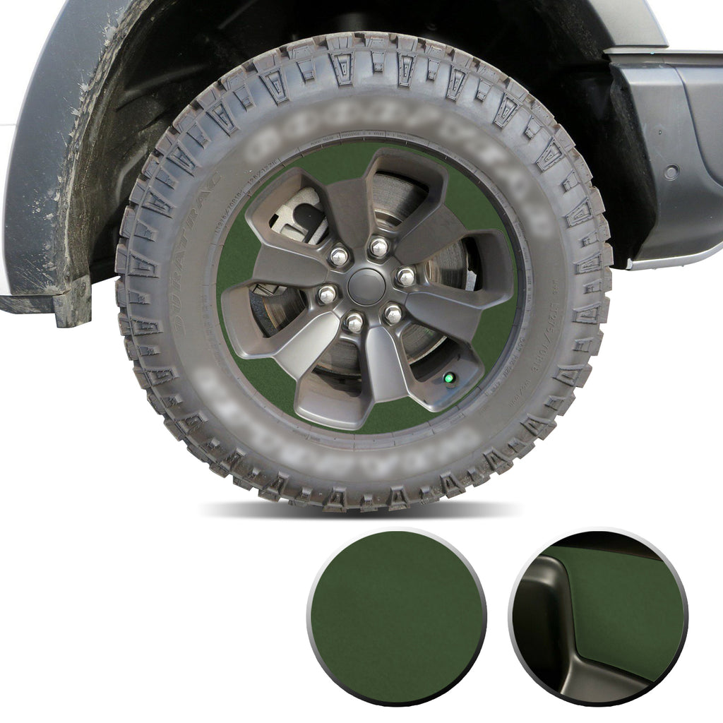 Full Wheel Overlay Rim Accent Vinyl Decal Wrap Compatible with Ram Rebel 2018+