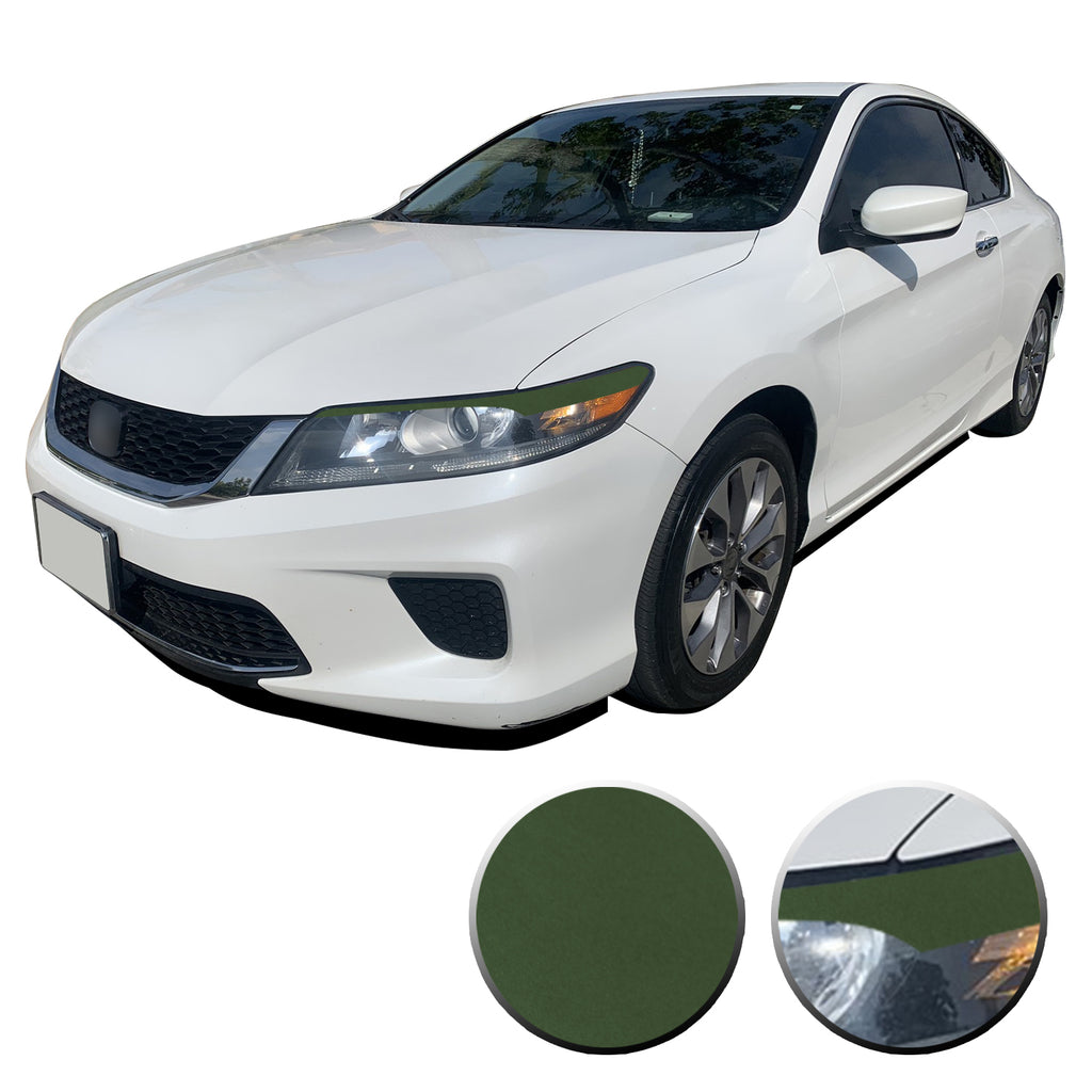 Headlight Eyelid Eyebrow Vinyl Decal Compatible with Honda Accord 2013-2015