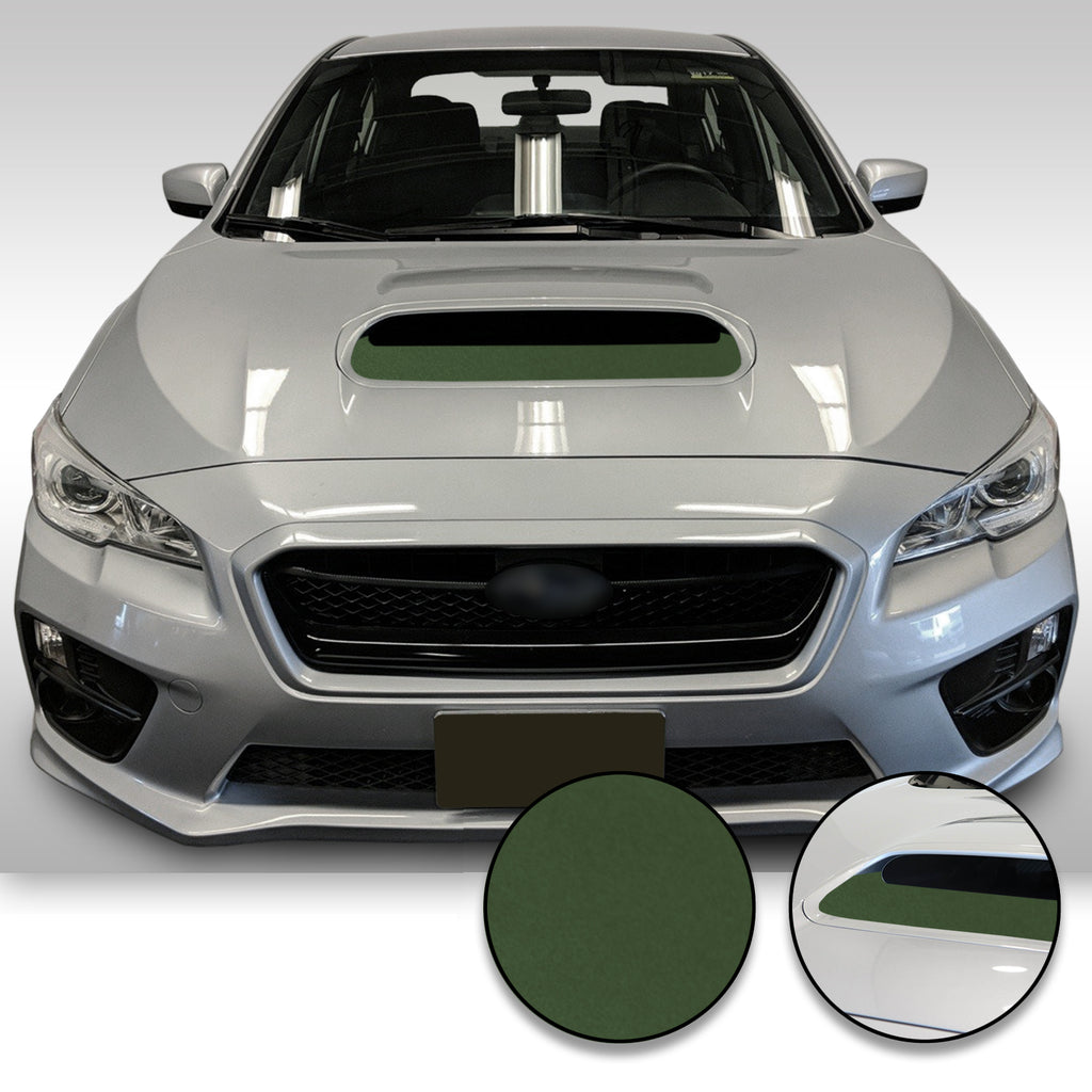 Hood Scoop Vinyl Decal Overlay Wrap Trim Compatible with and Fits WRX STi 2015-2020
