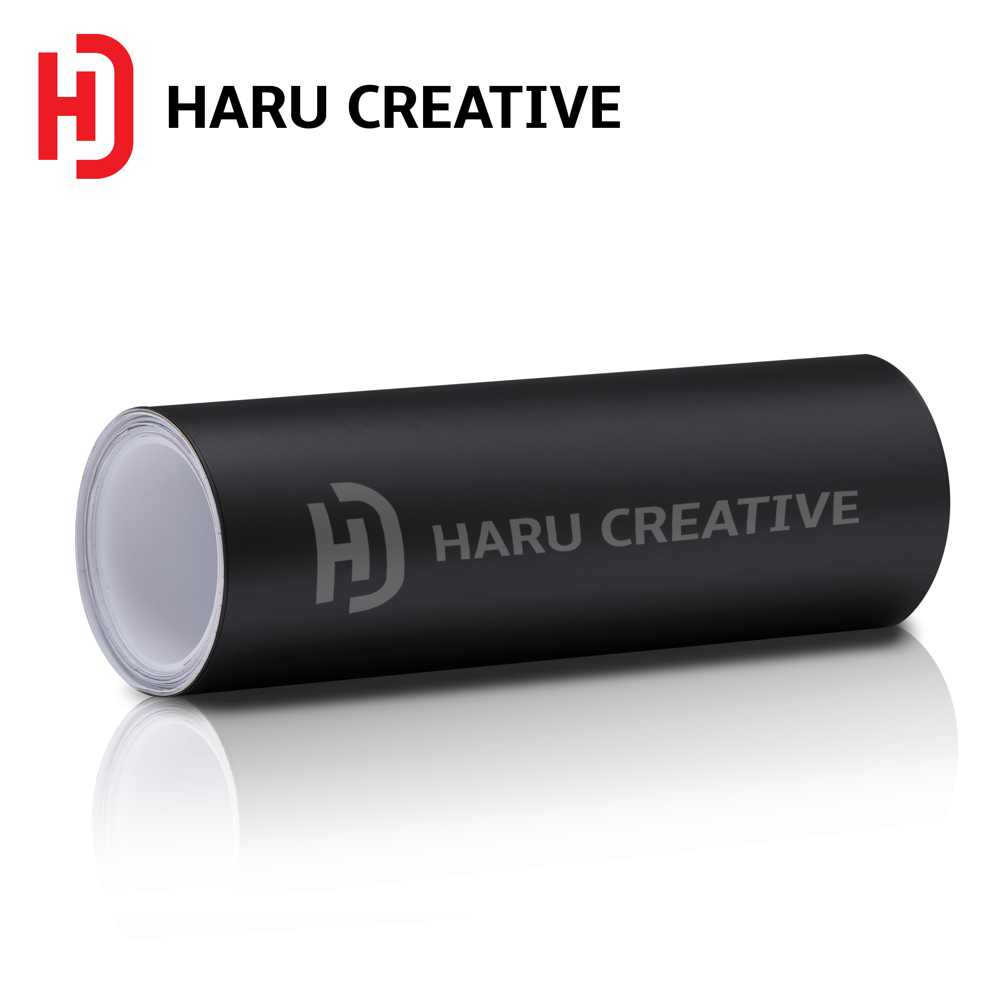 Black Matte Vinyl Wrap - Adhesive Decal Film Sheet Roll – Haru Creative