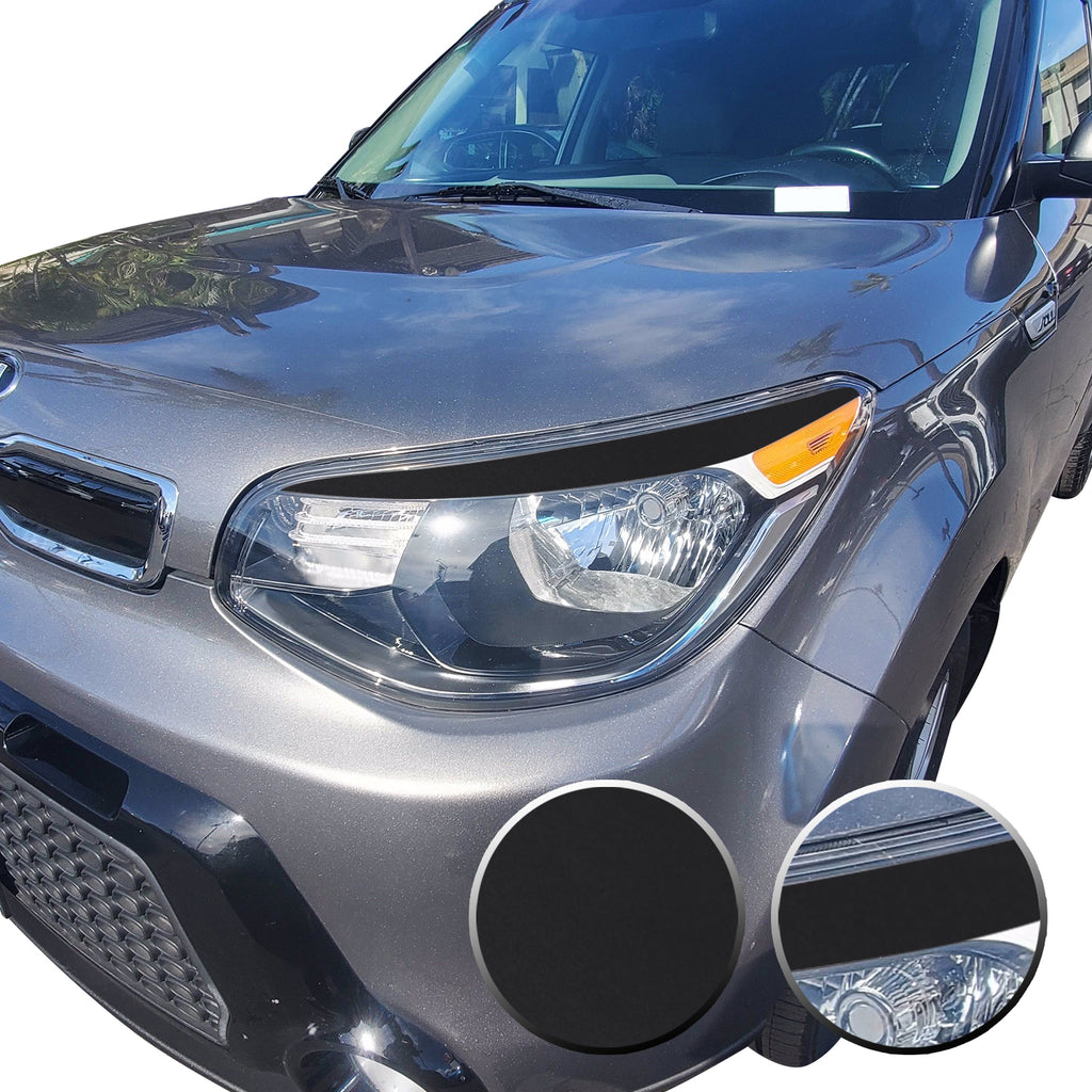 Eyelid Accent Overlay Precut Decal Vinyl Trim Compatible with and Fits Kia Soul 2014 2015 2016