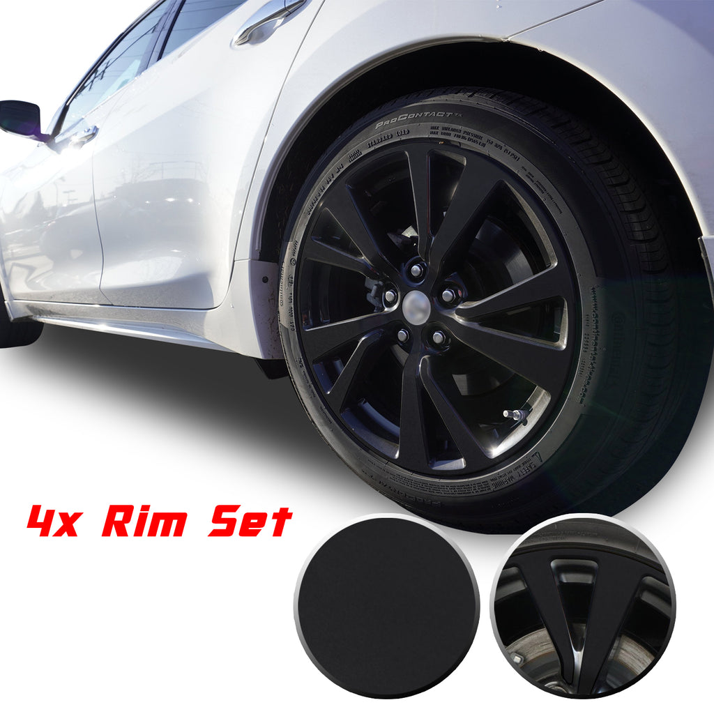 18" Wheel Rim Chrome Delete Vinyl Wrap Overlay Kit Compatible with and Fits Maxima 2016 - 2020