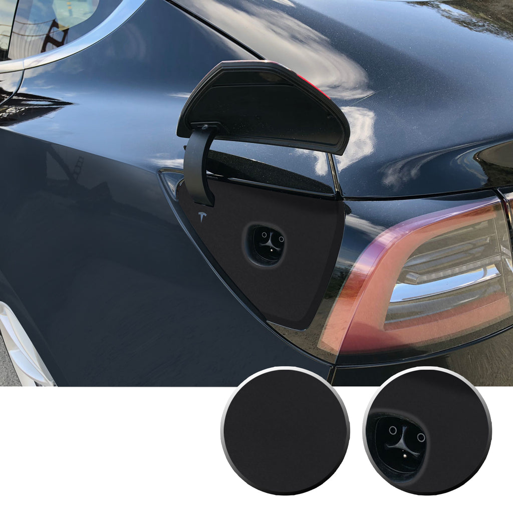Charging Dock Vinyl Decal Overlay Kit Compatible with Tesla Model 3 2017-2020