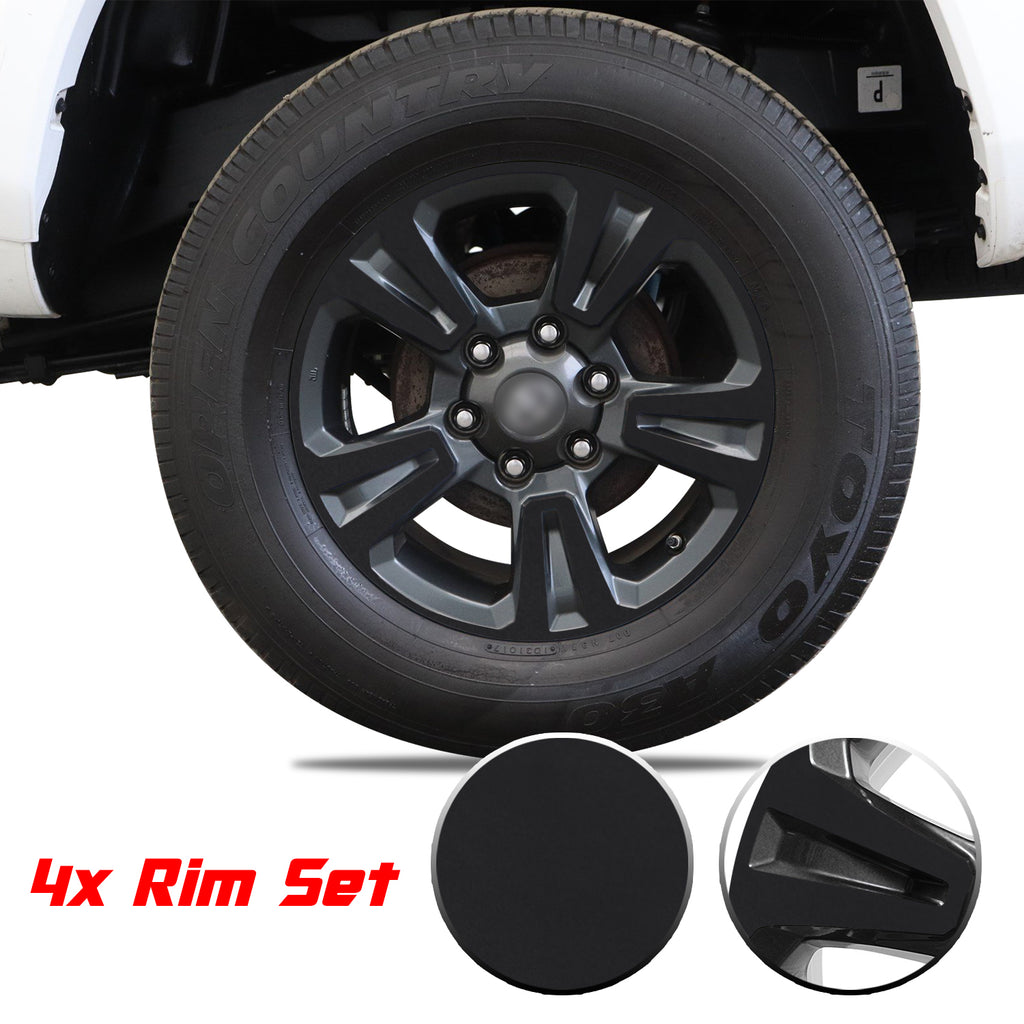 17" Wheel Rim Vinyl Overlay Decals Wrap Trim Compatible with and Fits Tacoma TRD Sport 2016-2019