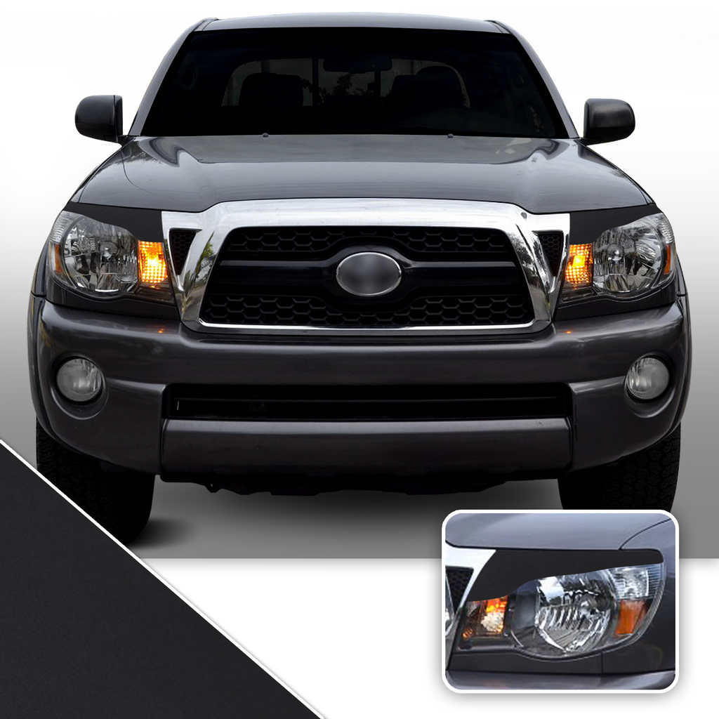 Headlight Eyelid Accent Vinyl Decal Overlay Wrap Compatible with Toyota Tacoma 2005-2011