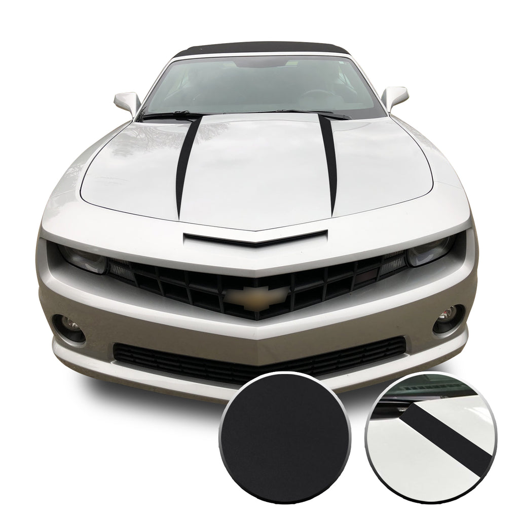 Hood Spears Vinyl Decal Overlay Trim Wrap Compatible with & Fits Camaro 2010-2015