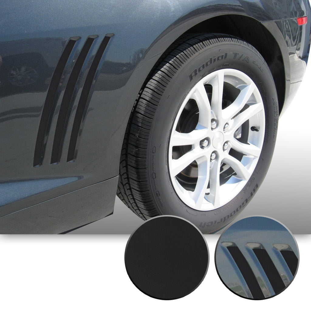 Side Vent Stipe Insert Overlay Vinyl Decal Compatible with and Fits Chevy Camaro 2010-2015