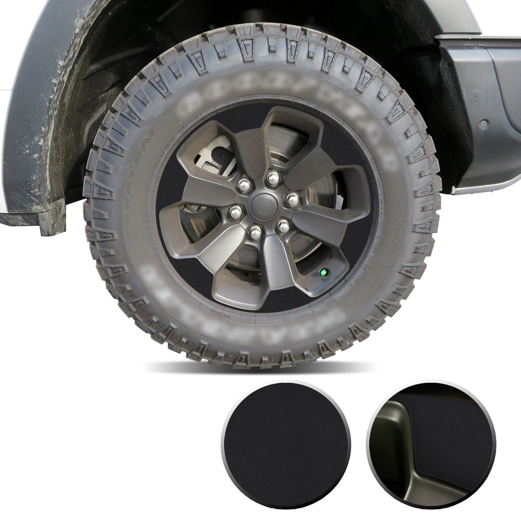 Full Wheel Overlay Rim Accent Vinyl Decal Wrap Compatible with Ram Rebel 2018+