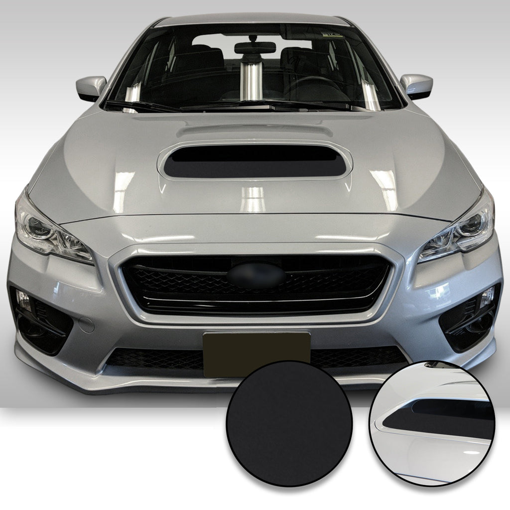 Hood Scoop Vinyl Decal Overlay Wrap Trim Compatible with and Fits WRX STi 2015-2020