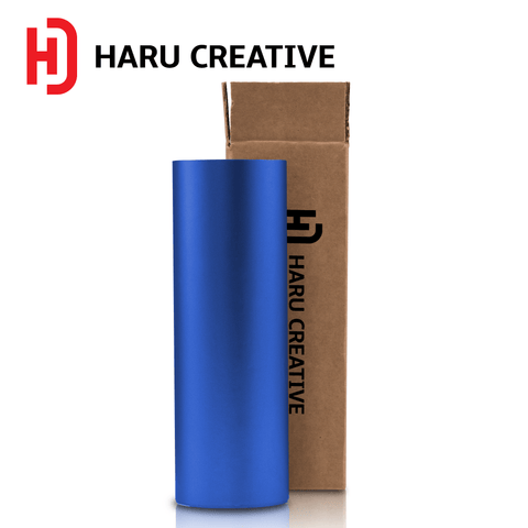 Blue Matte Vinyl Wrap - Adhesive Decal Film Sheet Roll - Haru Creative Matte