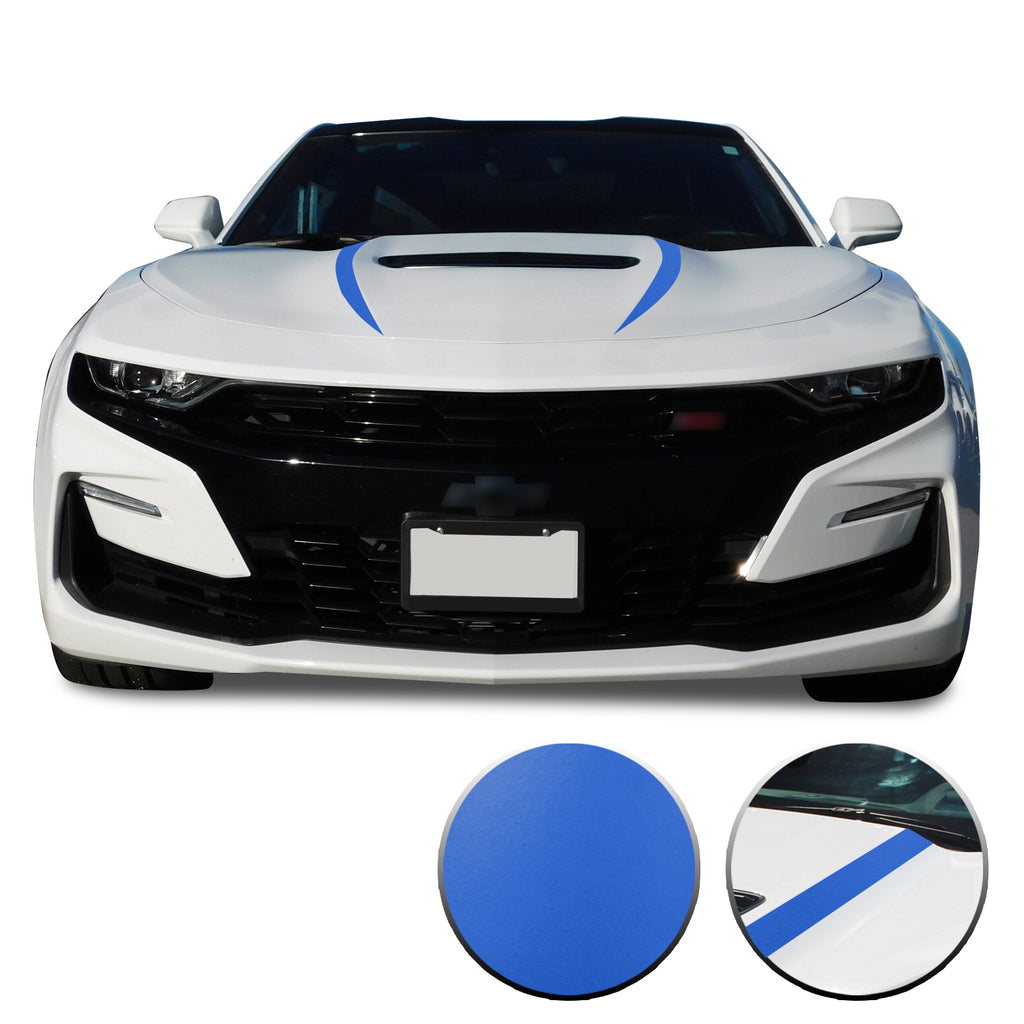 Front Hood Spear Vinyl Wrap Decal Cover Protector Compatible with and fits Camaro 2019-2020