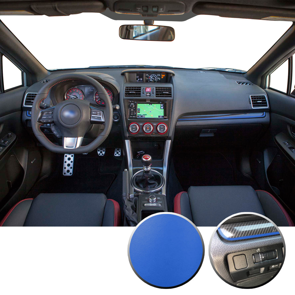 Interior Dash Pinstripe Vinyl Trim Decal Compatible with and Fits WRX STi Subaru 2015-2020