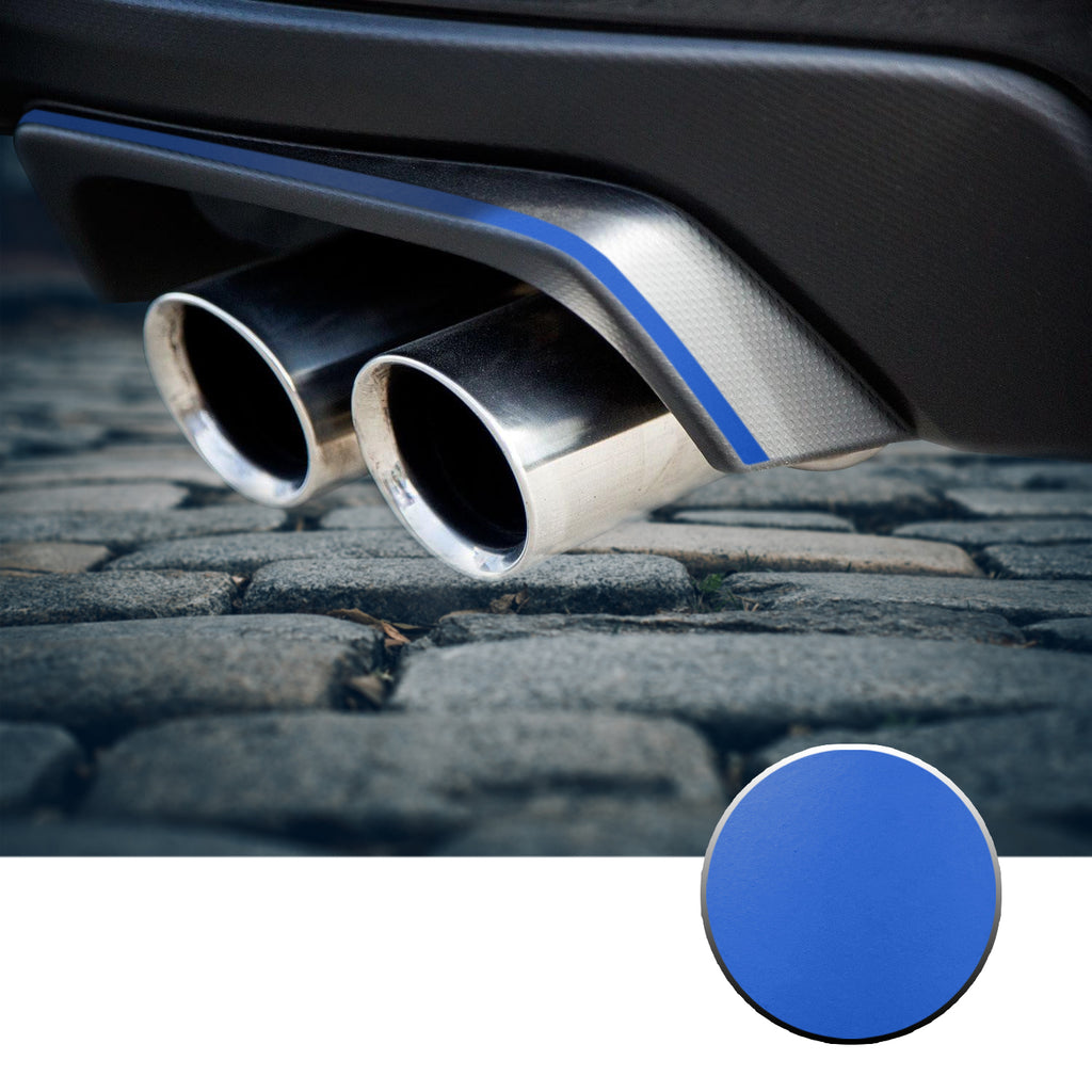 Exhaust Stripe Overlay Trim Decal Compatible With and Fits 2015-2020 Subaru WRX STi