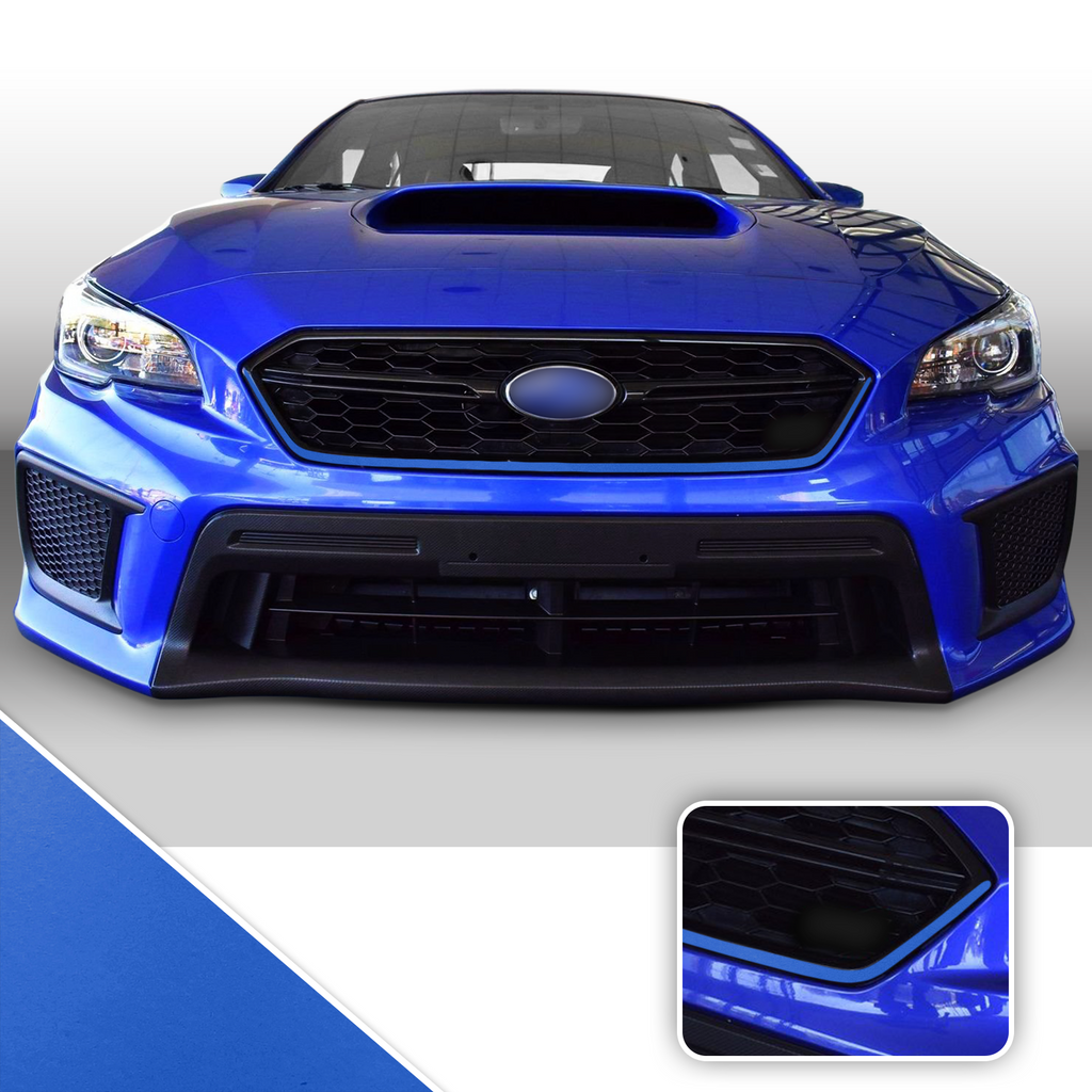 Front Grille Pinstripe Vinyl Decal Overlay Wrap Trim Compatible with and Fits WRX STi 2018-2020
