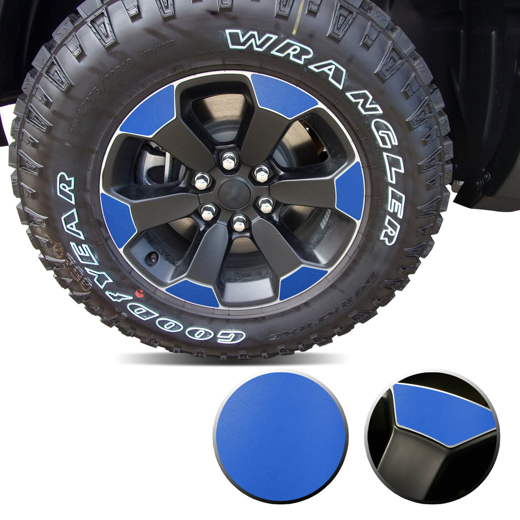 18" Wheel Precut Vinyl Wrap Graphic Decal Overlay Kit Compatible with and Fits Ram 1500 Rebel 2019-2020