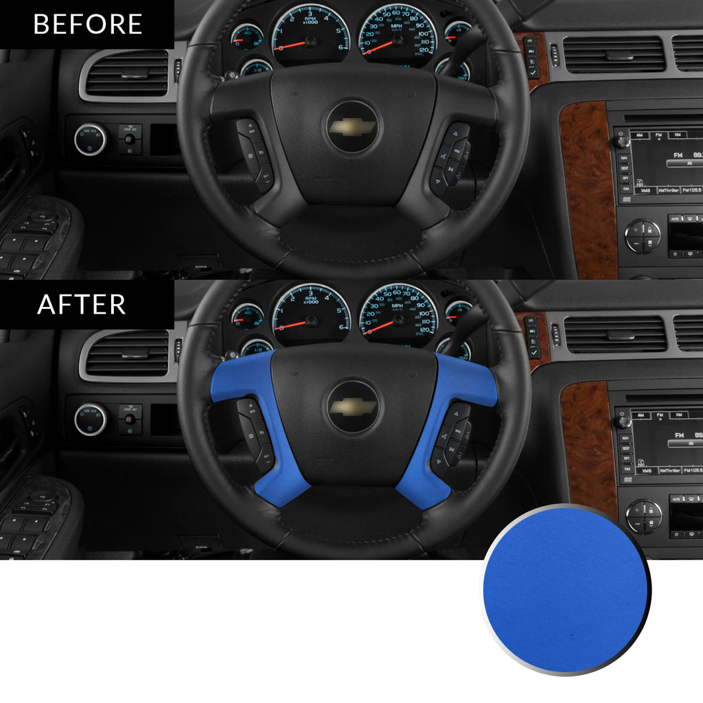 Steering Wheel Spoke Decal Overlay Trim Compatible with and Fits Chevrolet, GMC, Cadillac