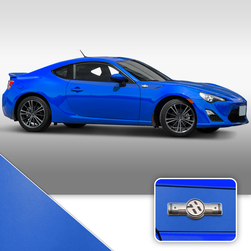 Side Body Stripe Accent Vinyl Graphic Overlay Wrap Compatible with Scion FR-S 2013-2016