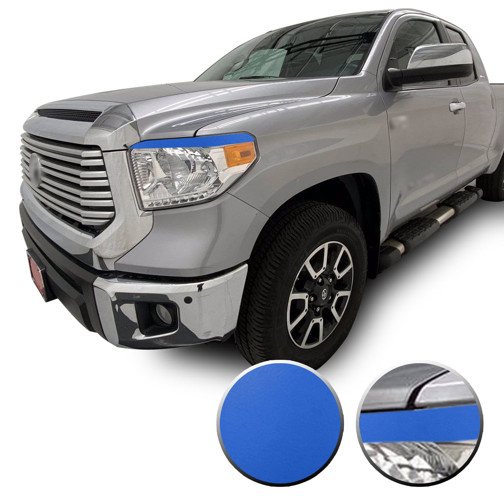 Headlight Eyelid Eyebrow Graphic Vinyl Decal Compatible with Toyota Tundra 2014-2017