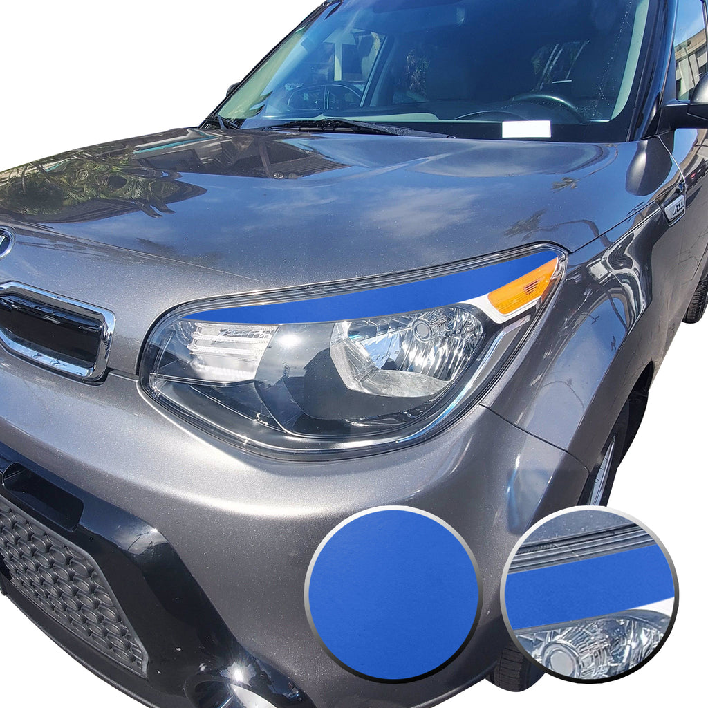 Eyelid Accent Overlay Precut Decal Vinyl Trim Compatible with and Fits Kia Soul 2014 2015 2016