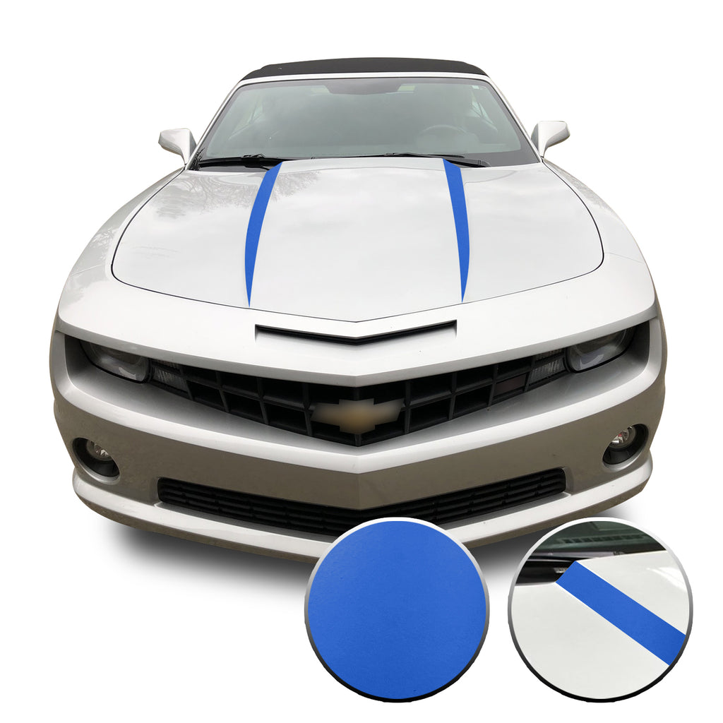 Hood Spears Vinyl Decal Overlay Trim Wrap Compatible with & Fits Camaro 2010-2015