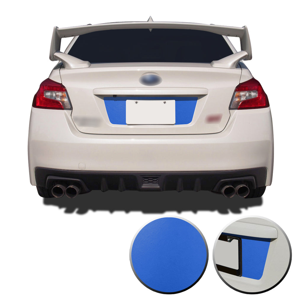 Trunk Rear License Trim Decal Overlay Compatible with and Fits Subaru WRX STi 2015-2020