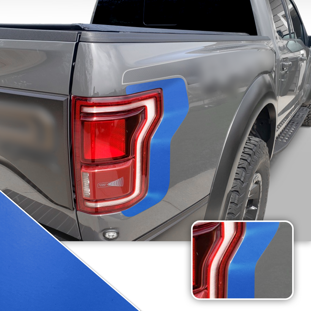 Taillight Accent Decal Overlay Trim Compatible with and Fits Raptor F-150 2018+