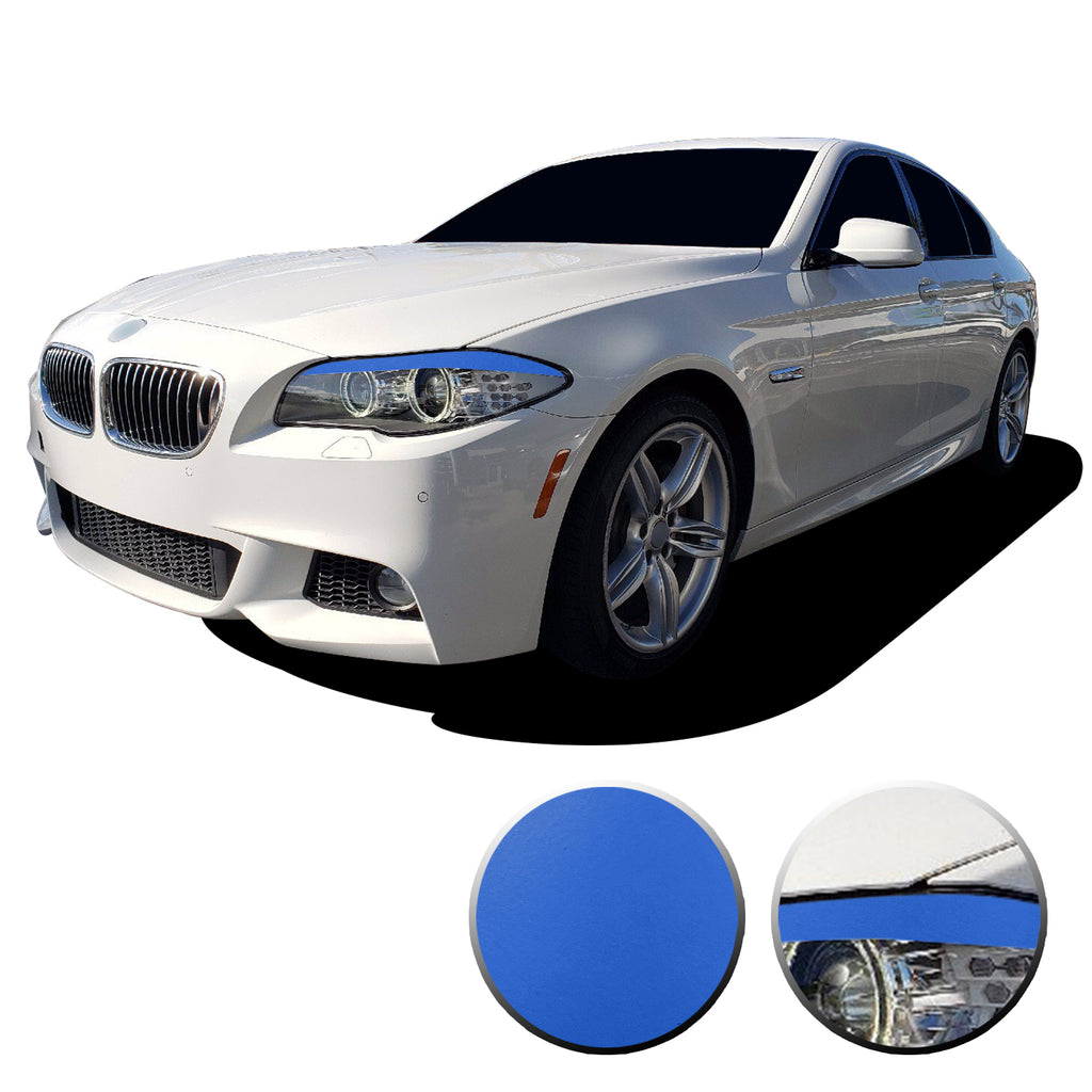 Headlight Eyelid Eyebrow Graphic Vinyl Decal Compatible with BMW 5 Series F10 2011-2013