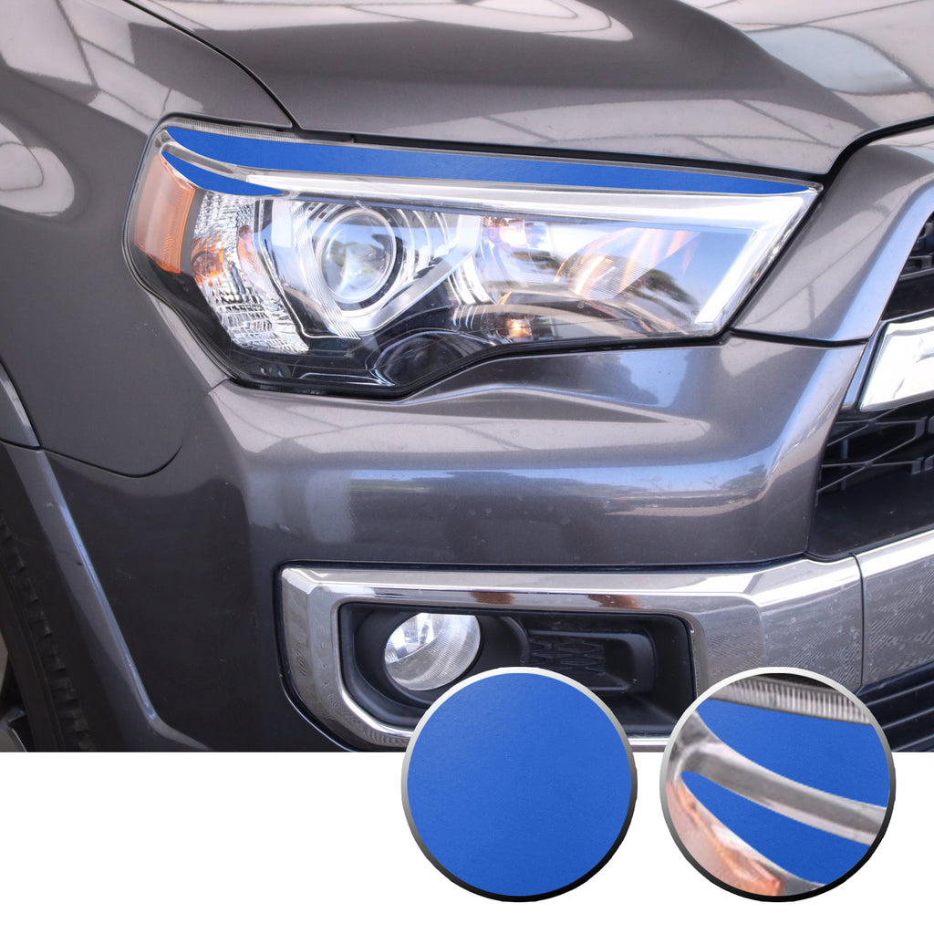 Headlight Eyelid Eyebrow Graphic Vinyl Decal Compatible with Toyota 4Runner 2010-2017