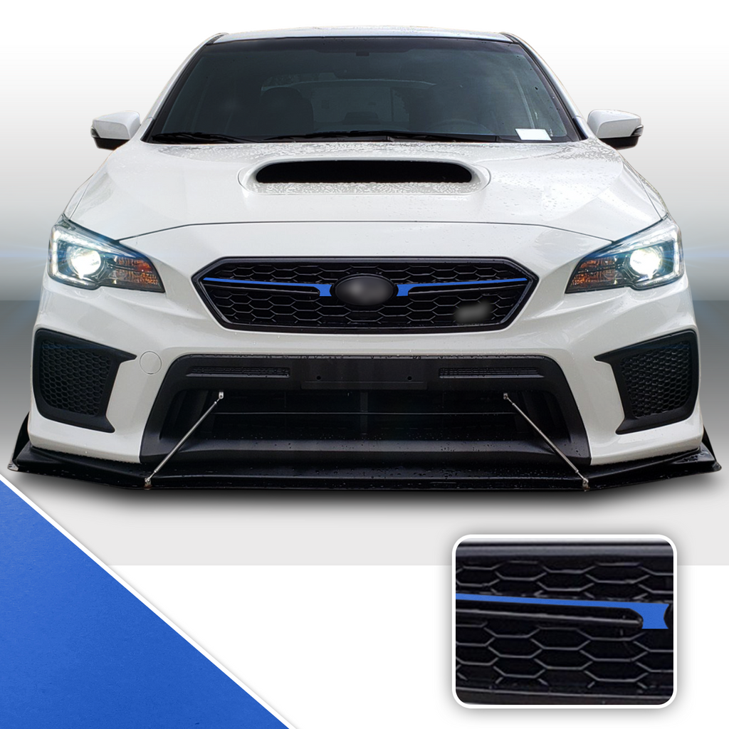 Fab JDM Pinstripe Grille Trim Decal Compatible With and Fits 2018-2020 Subaru WRX STi
